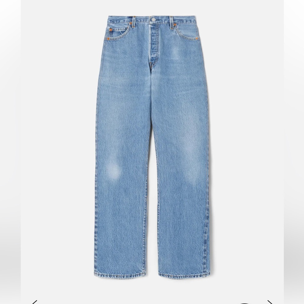 Re/Done Light Blue High Rise Women's Jeans